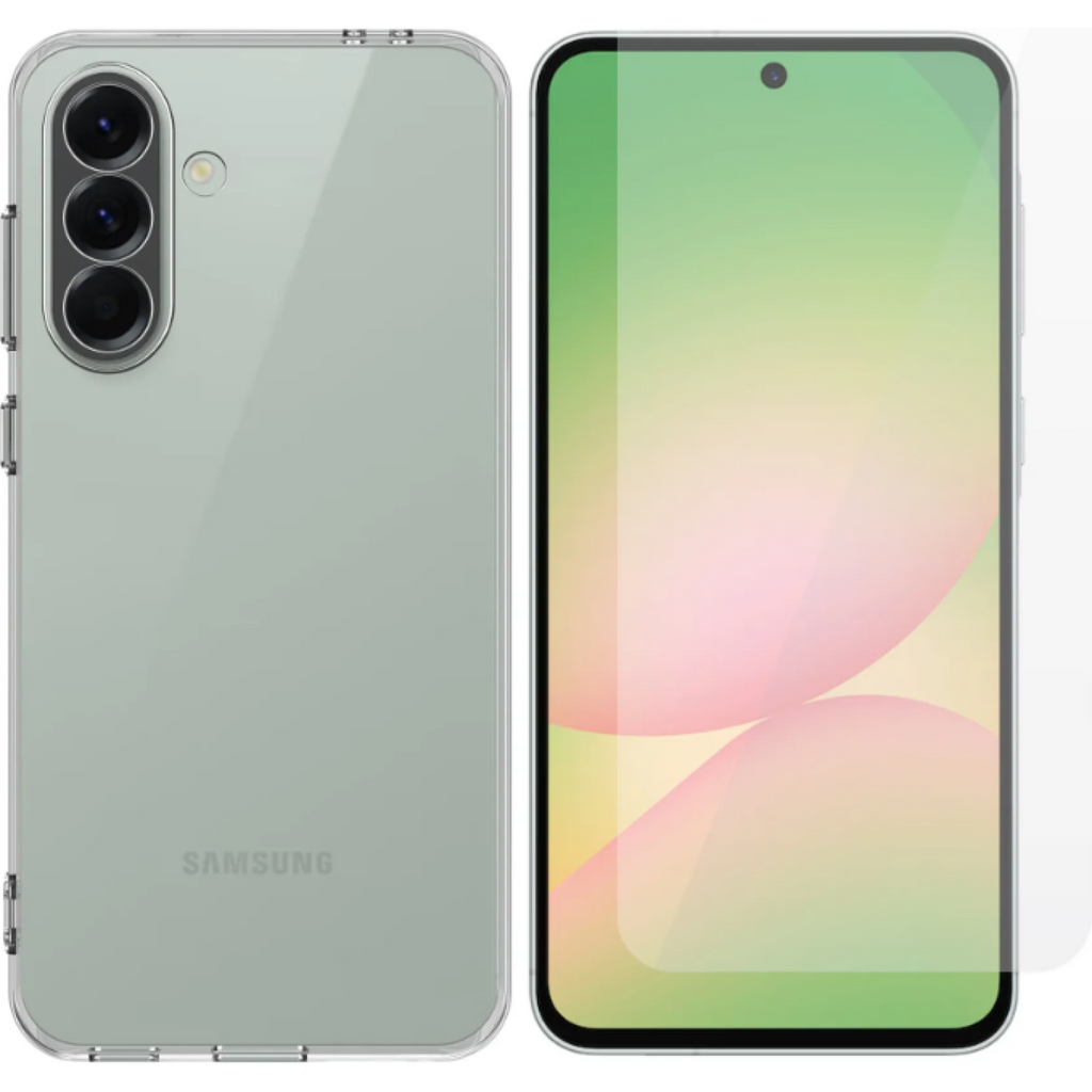 Θήκη & Tempered Glass Samsung Galaxy A57 Vivid Set TPU Clear Case Σετ Διάφανη Σιλικόνης & Αντιχαρακτικό Γυαλί Προστασίας Οθόν