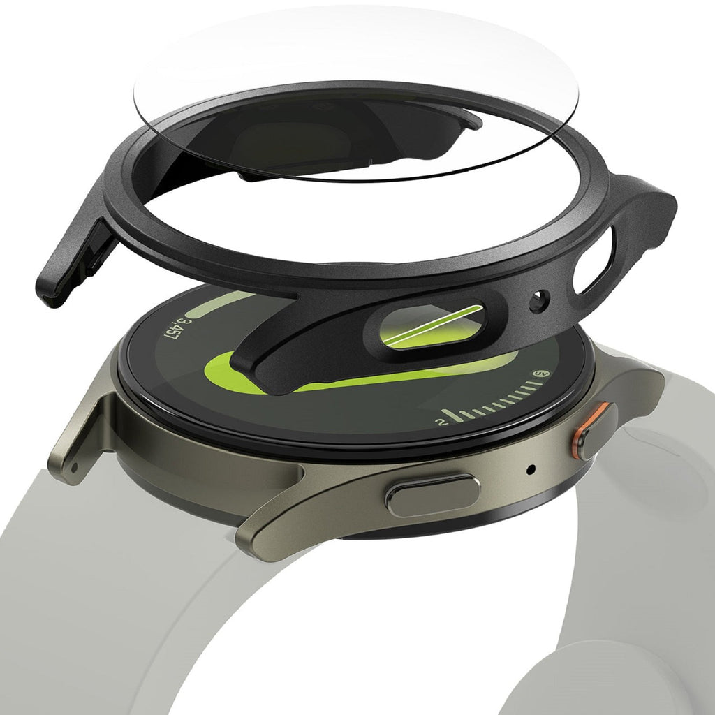 Θήκη & Tempered Glass Samsung Galaxy Watch 7 44mm Ringke Combo Pack Σκληρή & Αντιχαρακτικό Γυαλί Προστασίας Οθόνης - Titanium