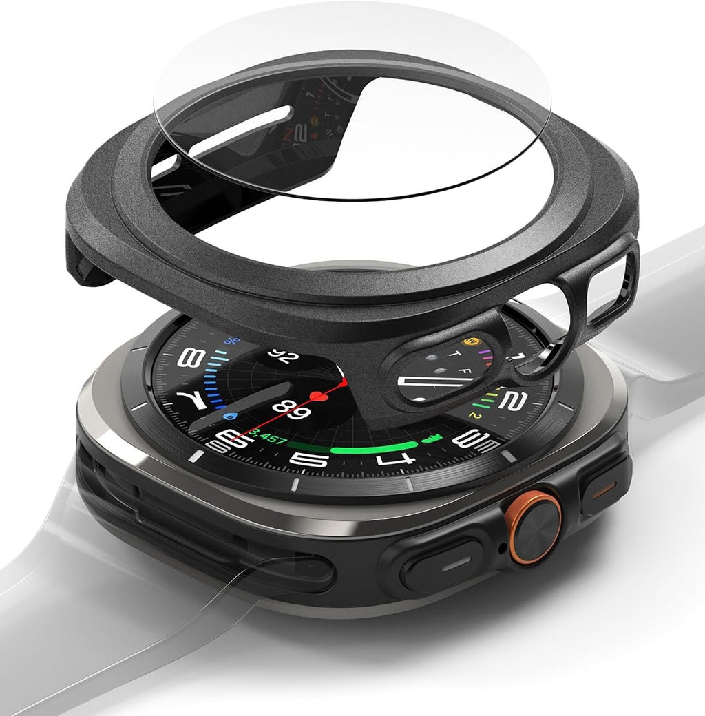 Θήκη & Tempered Glass Samsung Galaxy Watch Ultra 2025 / 2024 47mm Ringke Combo Pack Σκληρή & Αντιχαρακτικό Γυαλί Προστασίας Ο