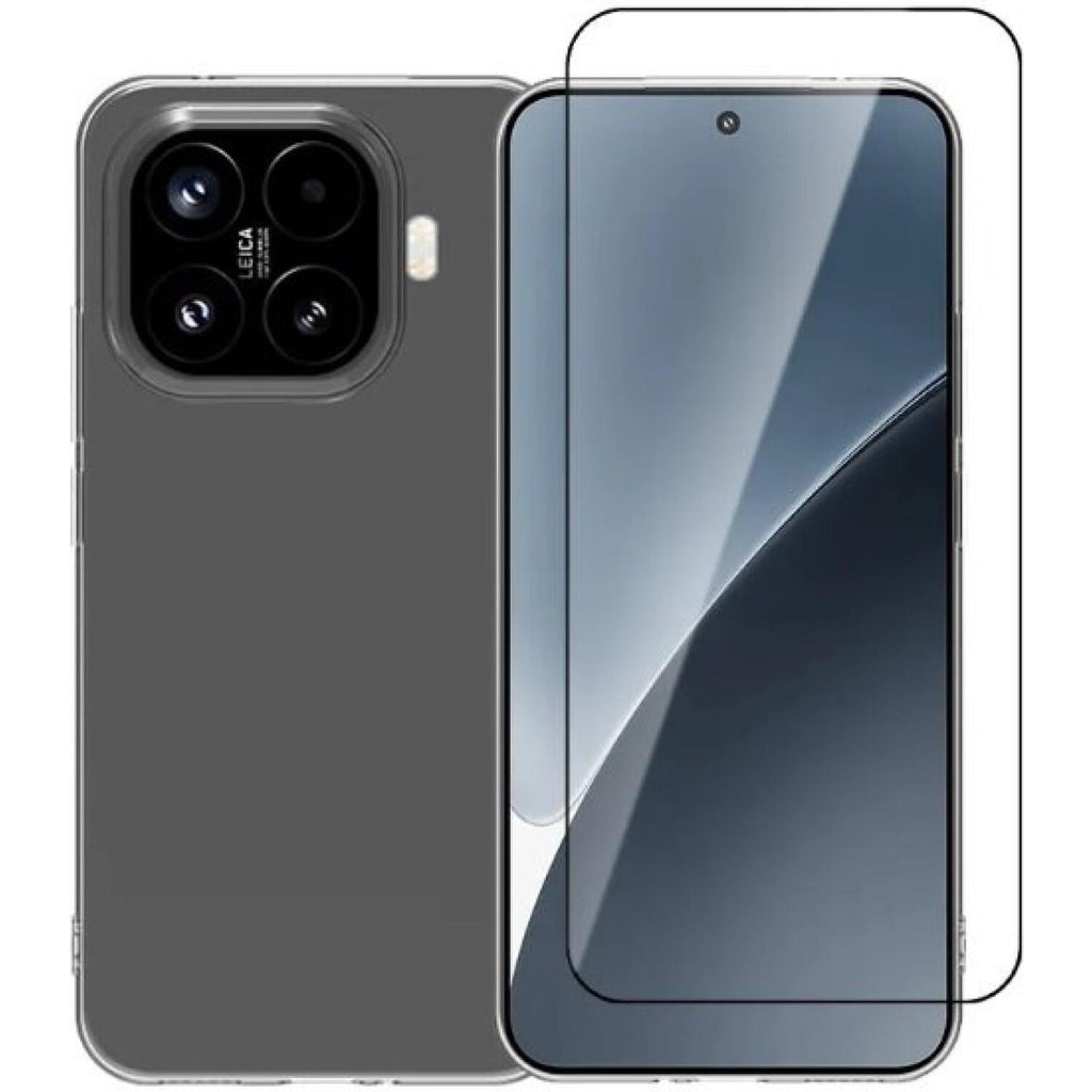 Θήκη & Tempered Glass Xiaomi 15T Pro Vivid Set Gelly Case Σετ Διάφανη Σιλικόνης & Full Face Αντιχαρακτικό Γυαλί Προστασίας Οθ