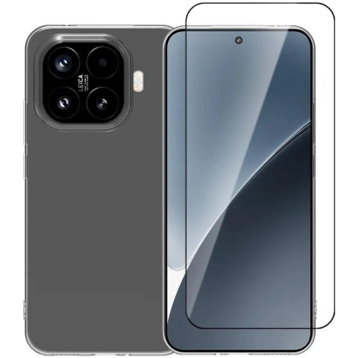 Θήκη & Tempered Glass Xiaomi 15T Pro Vivid Set Gelly Case Σετ Διάφανη Σιλικόνης & Full Face Αντιχαρακτικό Γυαλί Προστασίας Οθ
