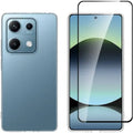 Θήκη & Tempered Glass Xiaomi Redmi Note 14S Vivid Set Gelly Case Σετ Διάφανη Σιλικόνης & Full Face Αντιχαρακτικό Γυαλί Προστα