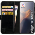 Θήκη Motorola Edge 60 Fusion Rosso Element PU Πορτοφόλι - Black (8719246480973)