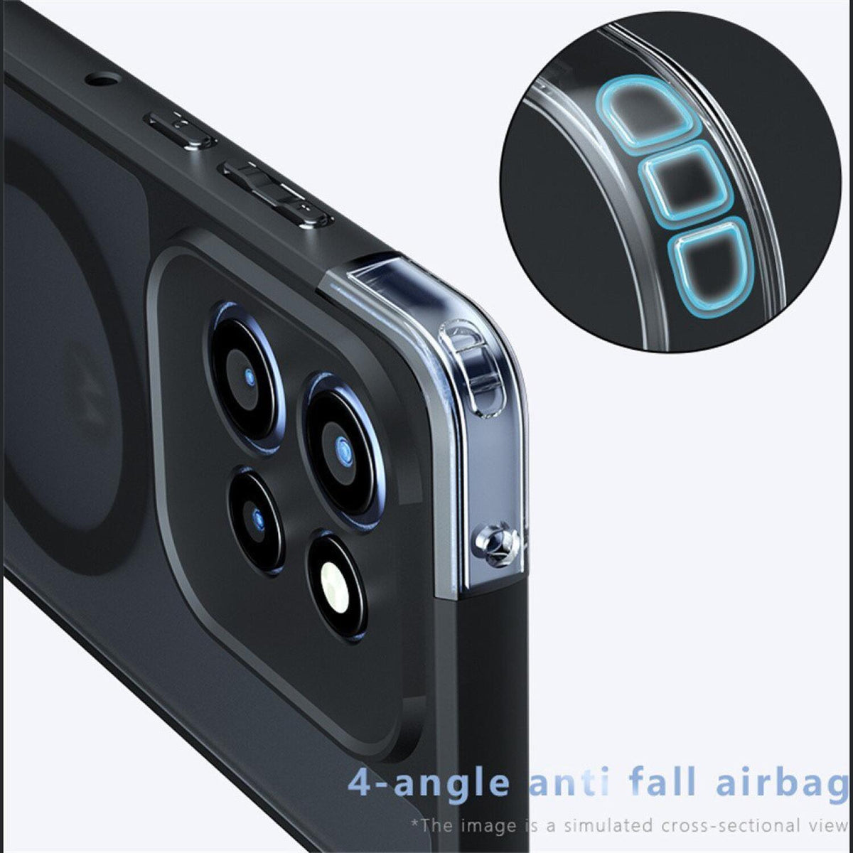 Θήκη Motorola Edge 60 Neo / Edge 50 Neo / ThinkPhone 25 Techsuit PureFrost Σκληρή Ημιδιάφανη με MagSafe - Frosted Black (5949