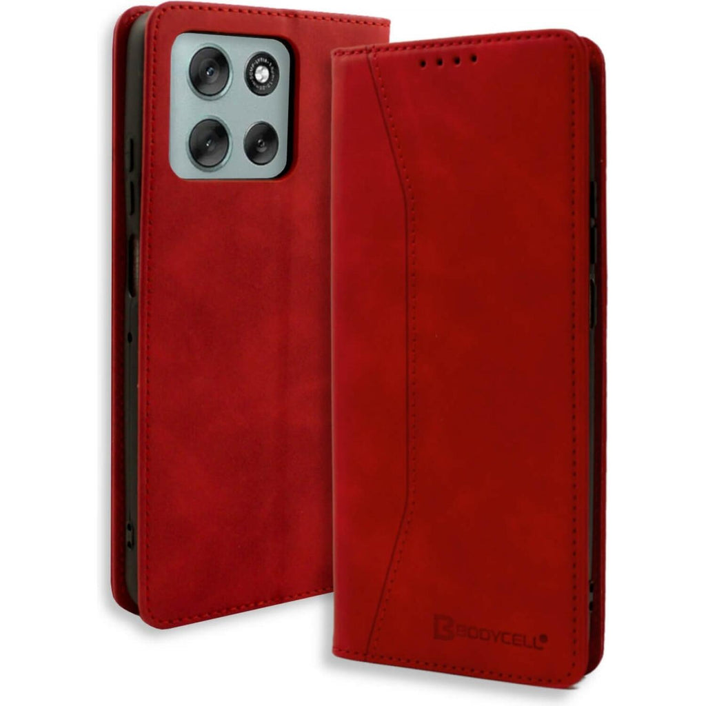 Θήκη Motorola Moto G56 Bodycell Book Case Πορτοφόλι - Red (5206015085031)