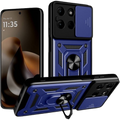 Θήκη Motorola Moto G77 / G67 Techsuit CamShield Ανθεκτική με Κάλυμμα για την Κάμερα & Μεταλλικό Ring Holder - Blue (594941936