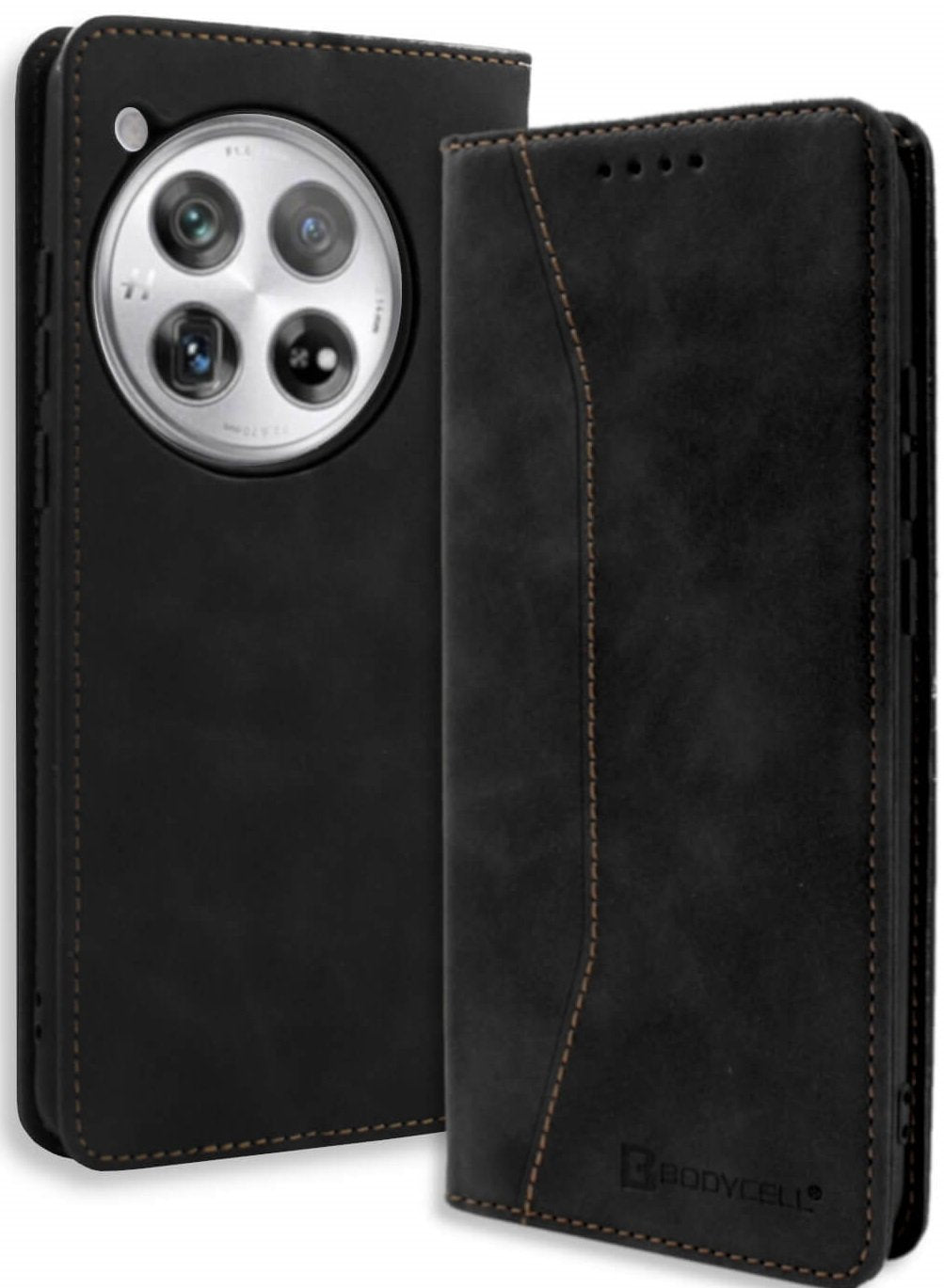 Θήκη OnePlus 12 Bodycell Book Case Πορτοφόλι - Black (5206015079764)