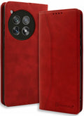 Θήκη OnePlus 12R Bodycell Book Case Πορτοφόλι - Red (5206015079818)
