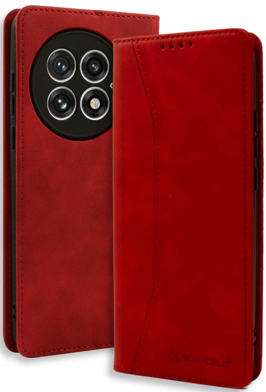 Θήκη OnePlus 13 Bodycell Book Case Πορτοφόλι - Red (5206015079849)