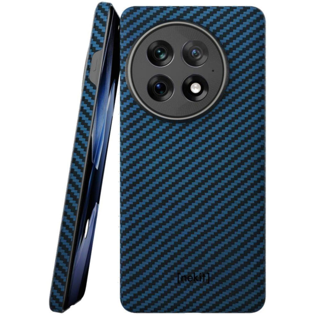 Θήκη OnePlus 13 Nekit Fiber Σκληρή με MagSafe Aramid Fiber 1mm 1500D Kevlar - Blue (8719246469794)