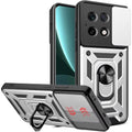 Θήκη OnePlus 13R Bodycell Armor Slide Ανθεκτική με Κάλυμμα για την Κάμερα & Μεταλλικό Ring Holder - Silver (5206015082405)