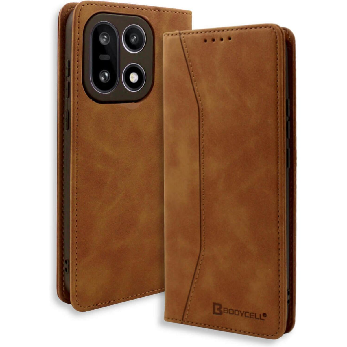 Θήκη OnePlus 15 Bodycell Book Case Πορτοφόλι - Brown (5206015085086)
