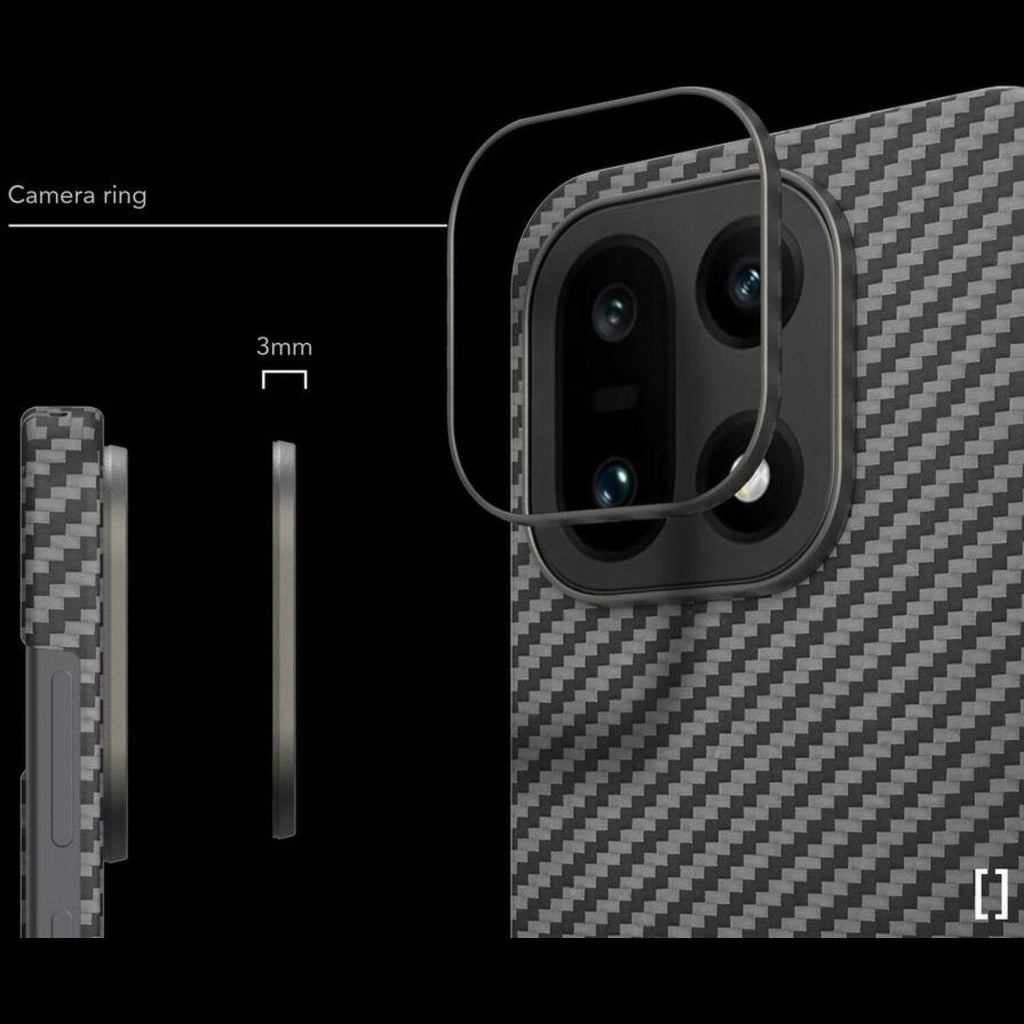 Θήκη OnePlus 15 Nekit Fiber Σκληρή με MagSafe Aramid Fiber 1mm 1500D Kevlar - Black (8719246546822)