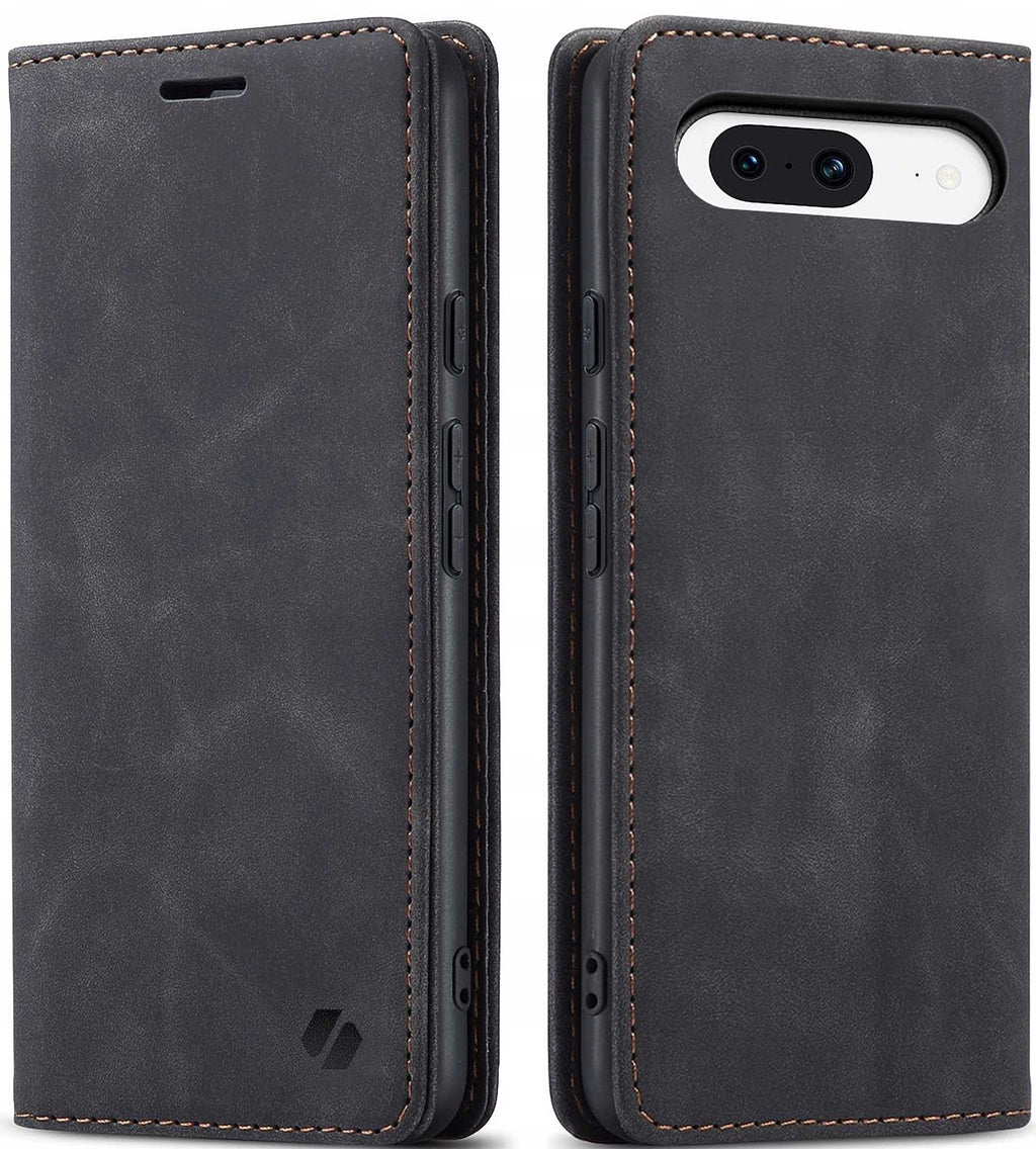 Θήκη Πορτοφόλι - Google Pixel 8a - Spacecase Wallet - Black (5905719109868)