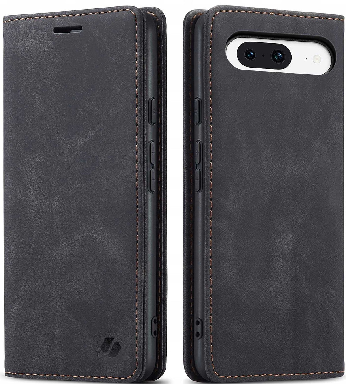 Θήκη Πορτοφόλι - Google Pixel 8a - Spacecase Wallet - Black (5905719109868)