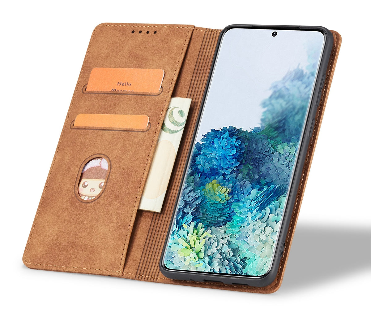 Θήκη Πορτοφόλι - Realme 12 Pro / 12 Pro Plus - Bodycell Book Case - Brown (5206015073694)