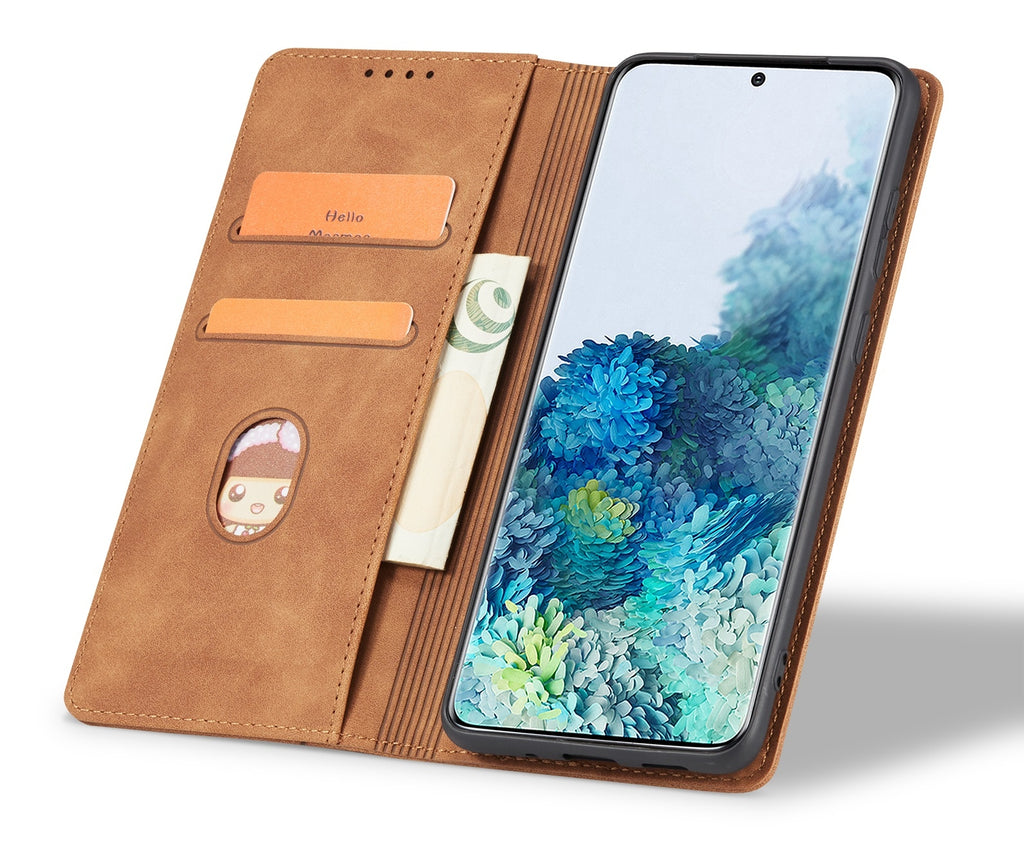 Θήκη Πορτοφόλι - Samsung Galaxy S24 - Bodycell Book Case - Brown (5206015073496)