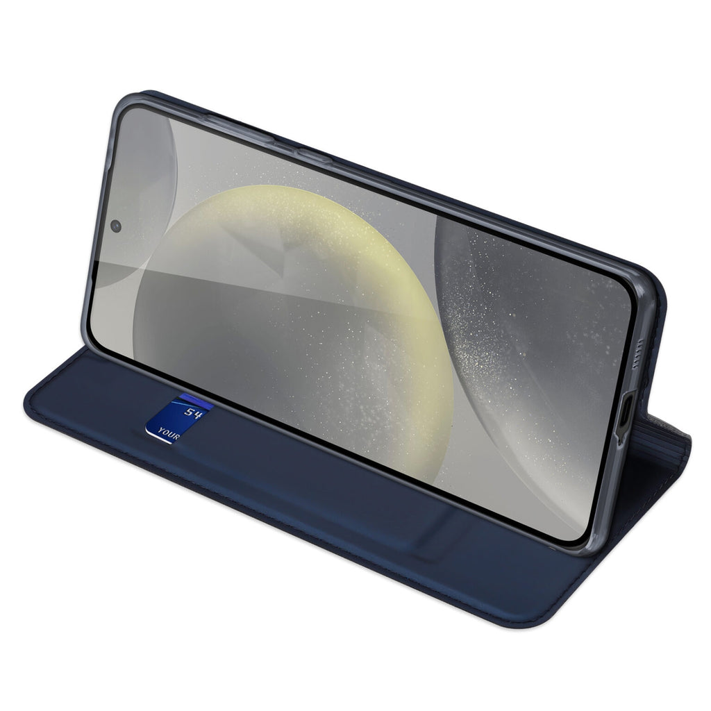 Θήκη Πορτοφόλι - Samsung Galaxy S24 Plus - Duxducis SkinPro - Blue (6934913021576)
