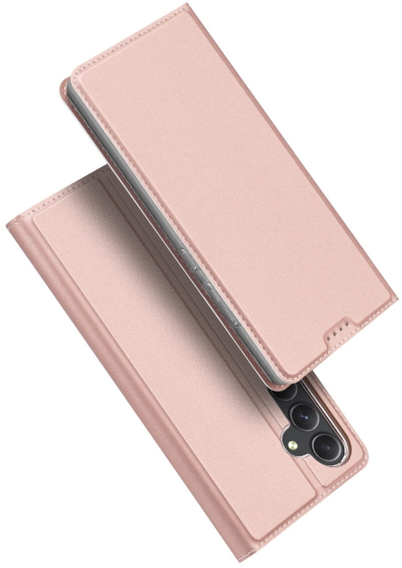 Θήκη Πορτοφόλι - Samsung Galaxy S24 Plus - Duxducis SkinPro - Pink (6934913021583)