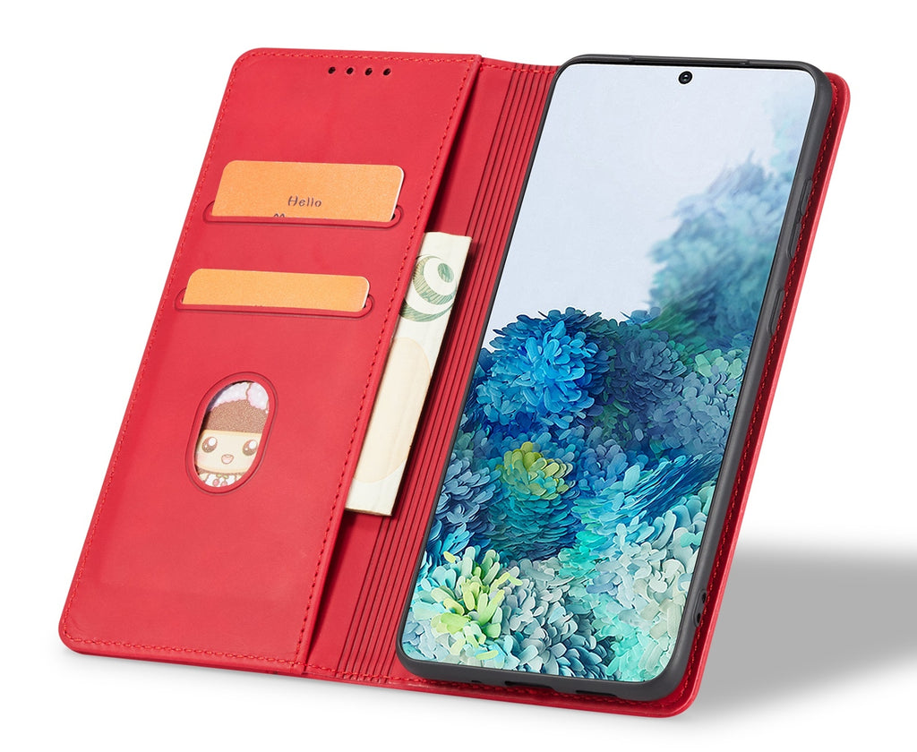 Θήκη Πορτοφόλι - Samsung Galaxy S24 Ultra - Bodycell Book Case - Red (5206015073588)