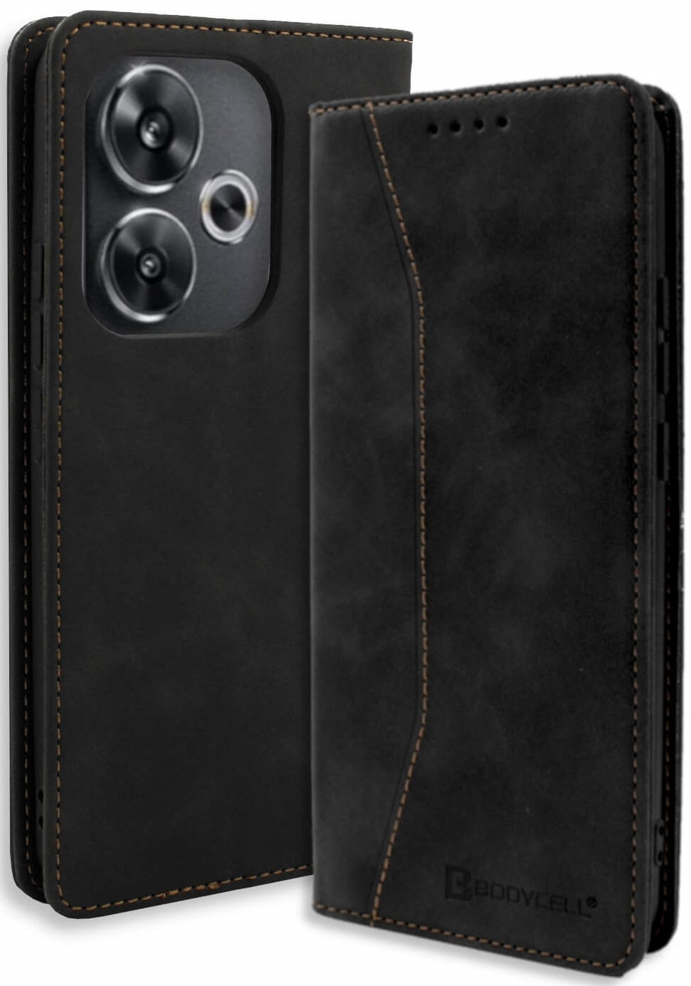 Θήκη Πορτοφόλι - Xiaomi Poco F6 - Bodycell Book Case - Black (5206015075193)