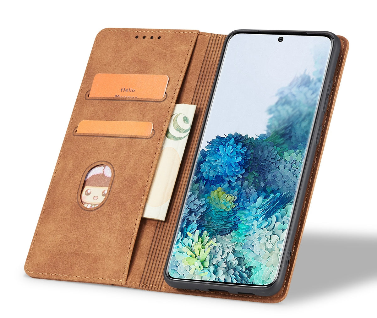 Θήκη Πορτοφόλι - Xiaomi Redmi Note 13 4G - Bodycell Book Case - Brown (5206015074899)