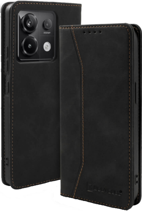 Θήκη Πορτοφόλι - Xiaomi Redmi Note 13 Pro 5G / Poco X6 - Bodycell Book Case - Black (5206015073625)