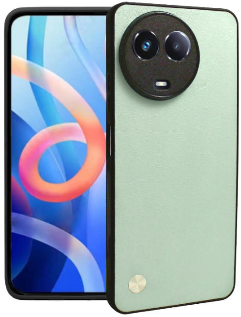 Θήκη Realme 11 5G / 11x - Bodycell Vegan Cover Σκληρή - Light Green (5206015076152)