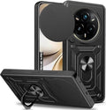 Θήκη Realme 14 Pro Bodycell Armor Slide Ανθεκτική με Κάλυμμα για την Κάμερα & Μεταλλικό Ring Holder - Black (5206015080258)