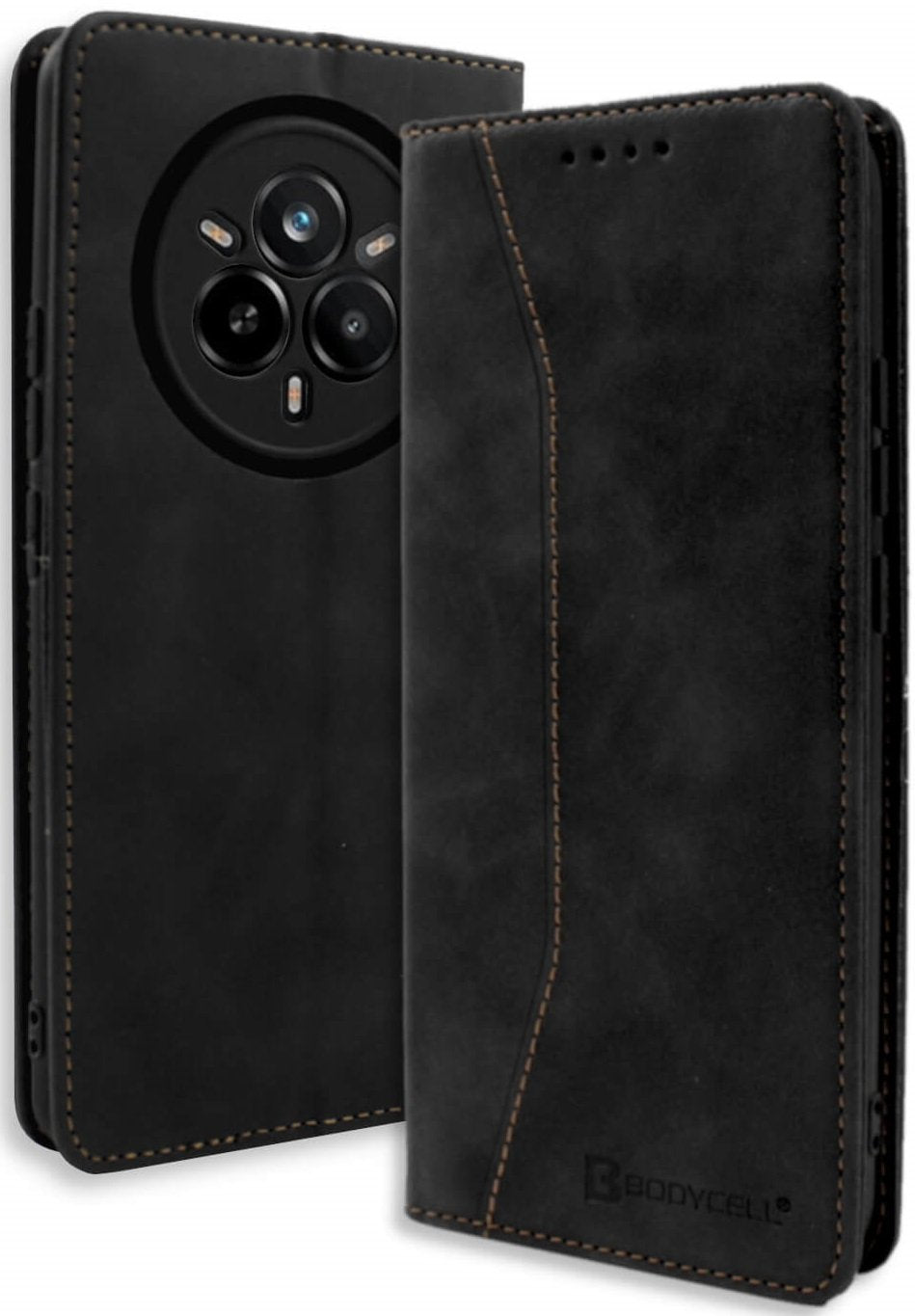 Θήκη Realme 14 Pro Bodycell Book Case Πορτοφόλι - Black (5206015080005)