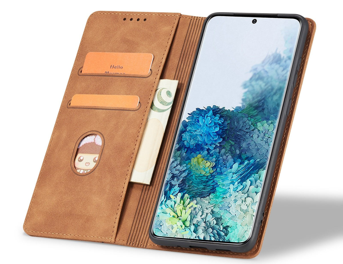 Θήκη Realme 14 Pro Plus Bodycell Book Case Πορτοφόλι - Brown (5206015080418)