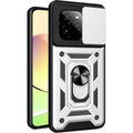 Θήκη Realme GT 7 Pro Bodycell Armor Slide Ανθεκτική με Κάλυμμα για την Κάμερα & Μεταλλικό Ring Holder - Silver (5206015082528