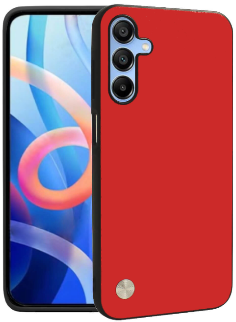 Θήκη Samsung Galaxy A15 Bodycell Vegan Cover Σκληρή - Red (5206015076565)