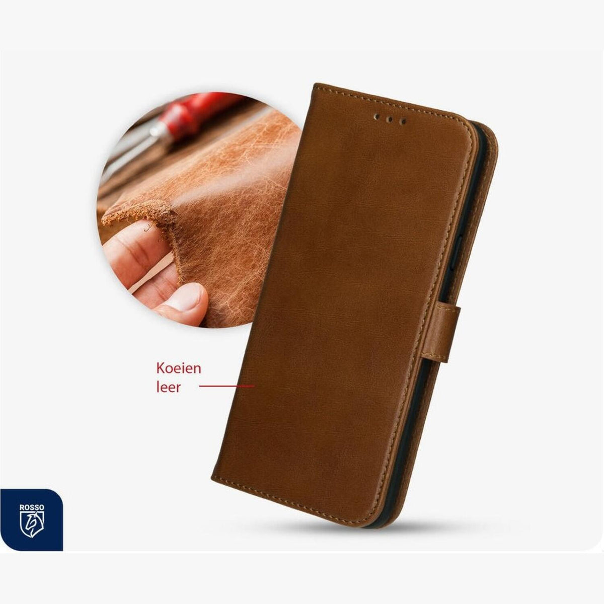 Θήκη Samsung Galaxy A17 Rosso Deluxe Δερμάτινο Πορτοφόλι - Brown (8719246494222)