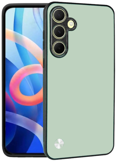 Θήκη Samsung Galaxy A35 Bodycell Vegan Cover Σκληρή - Light Green (5206015076718)