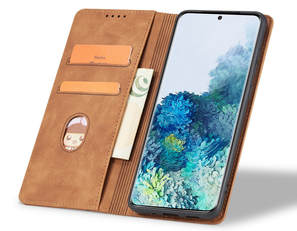 Θήκη Samsung Galaxy A36 Bodycell Book Case Πορτοφόλι - Brown (5206015080470)