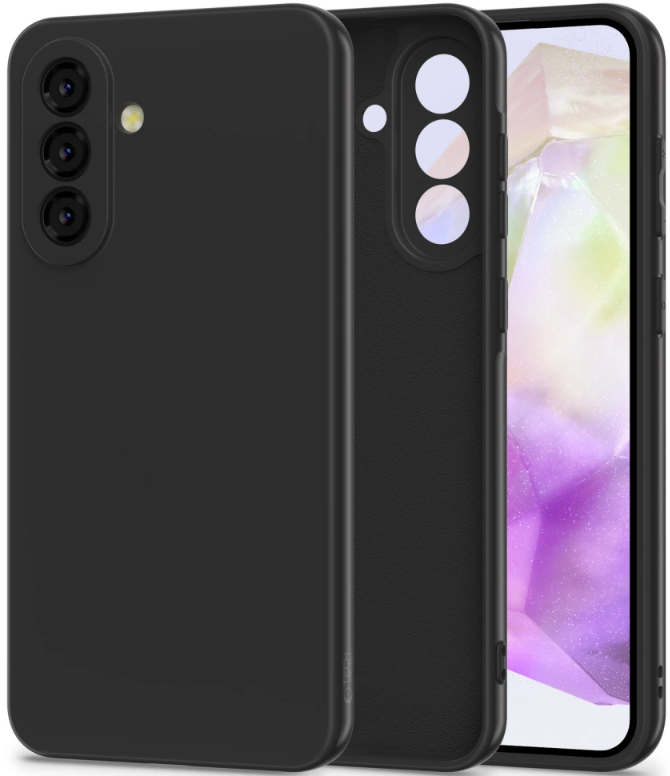 Θήκη Samsung Galaxy A36 Tech-Protect Icon Σιλικόνης - Black (5906302362356)