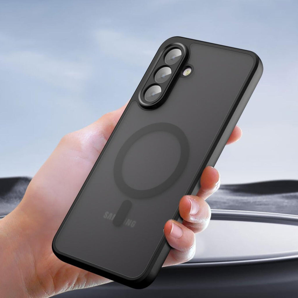 Θήκη Samsung Galaxy A36 Techsuit PureFrost Σκληρή Ημιδιάφανη με MagSafe - Frosted Black (5949419321113)