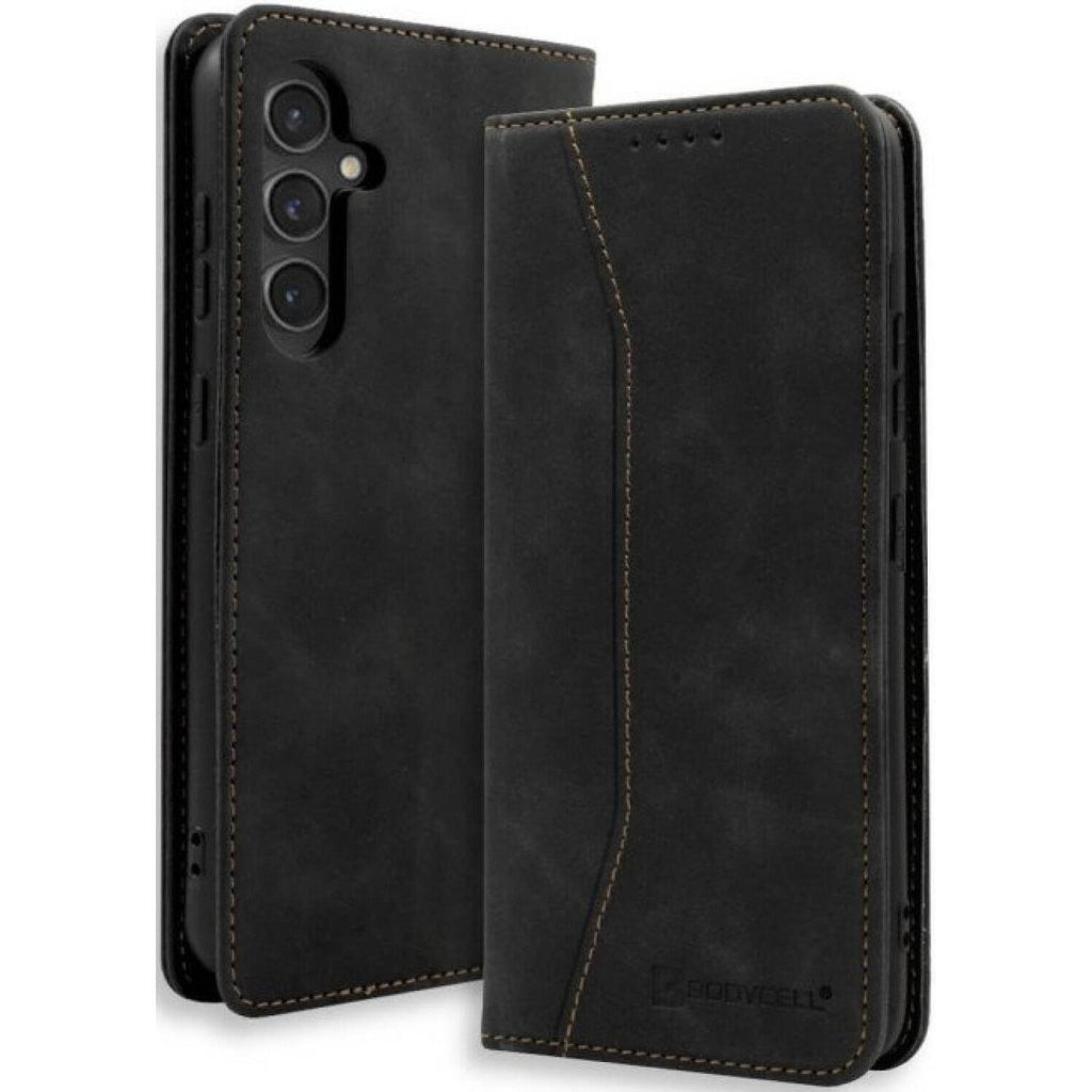 Θήκη Samsung Galaxy A37 Bodycell Book Case Πορτοφόλι - Black (5206015086014)