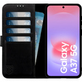 Θήκη Samsung Galaxy A37 Rosso Deluxe Δερμάτινο Πορτοφόλι - Black (8719246558405)