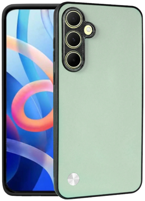 Θήκη Samsung Galaxy A55 Bodycell Vegan Cover Σκληρή - Light Green (5206015076954)