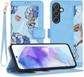 Θήκη Samsung Galaxy A55 Techsuit FlipCraft Πορτοφόλι από Οικολογικό Δέρμα με Αποσπώμενο Λουράκι Χειρός - Vibrant Blue (594941