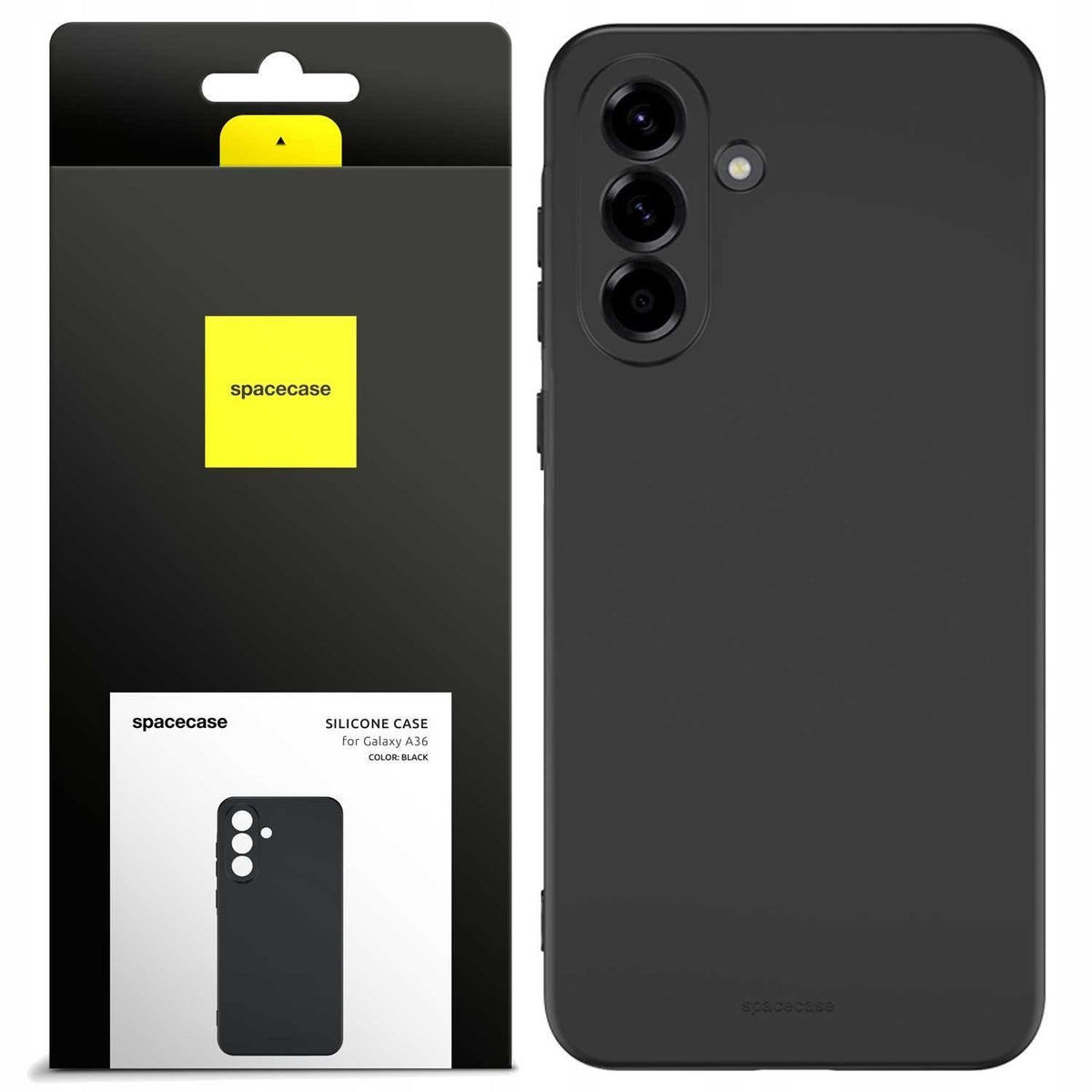 Θήκη Samsung Galaxy A56 Spacecase Silicone Case Σιλικόνης - Black (5905719104221)