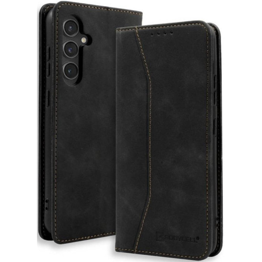 Θήκη Samsung Galaxy A57 Bodycell Book Case Πορτοφόλι - Black (5206015086045)