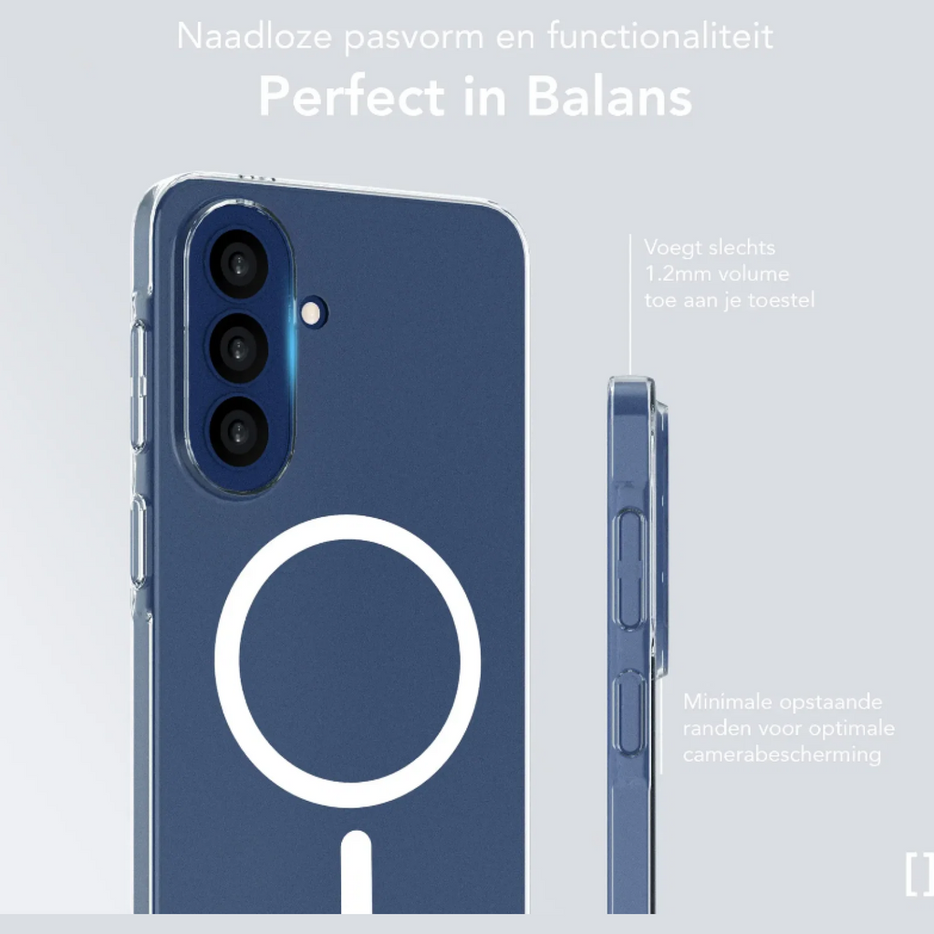 Θήκη Samsung Galaxy A57 Nekit Bare Thin Case Σκληρή Λεπτή Διάφανη με MagSafe 1.2mm - Transparent (8719246597558)