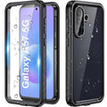 Θήκη Samsung Galaxy A57 ShellBox Αδιάβροχη Full Body 360° Διάφανη Ανθεκτική με IP68 - Black (5949419366503)