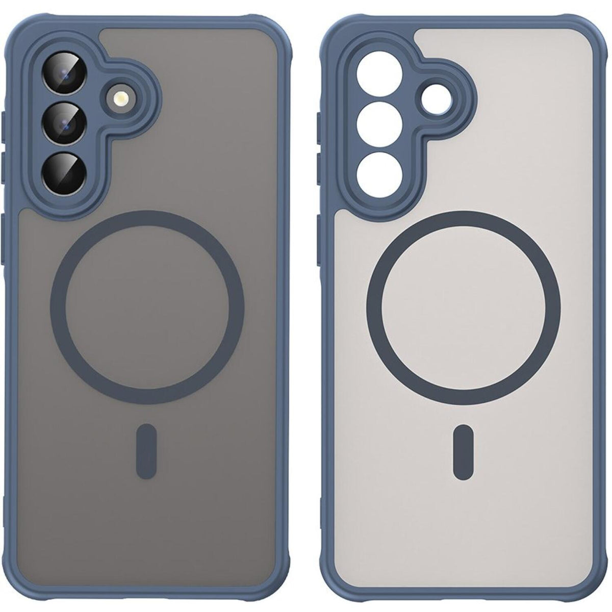 Θήκη Samsung Galaxy A57 Techsuit HaloFrost II MagSafe Σκληρή Ημιδιάφανη με MagSafe - Navy Blue (5949419352452)