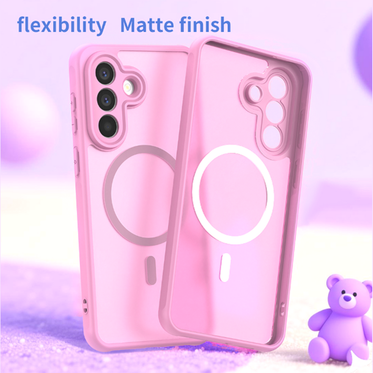 Θήκη Samsung Galaxy A57 Techsuit HaloFrost II MagSafe Σκληρή Ημιδιάφανη με MagSafe - Pink (5949419352490)