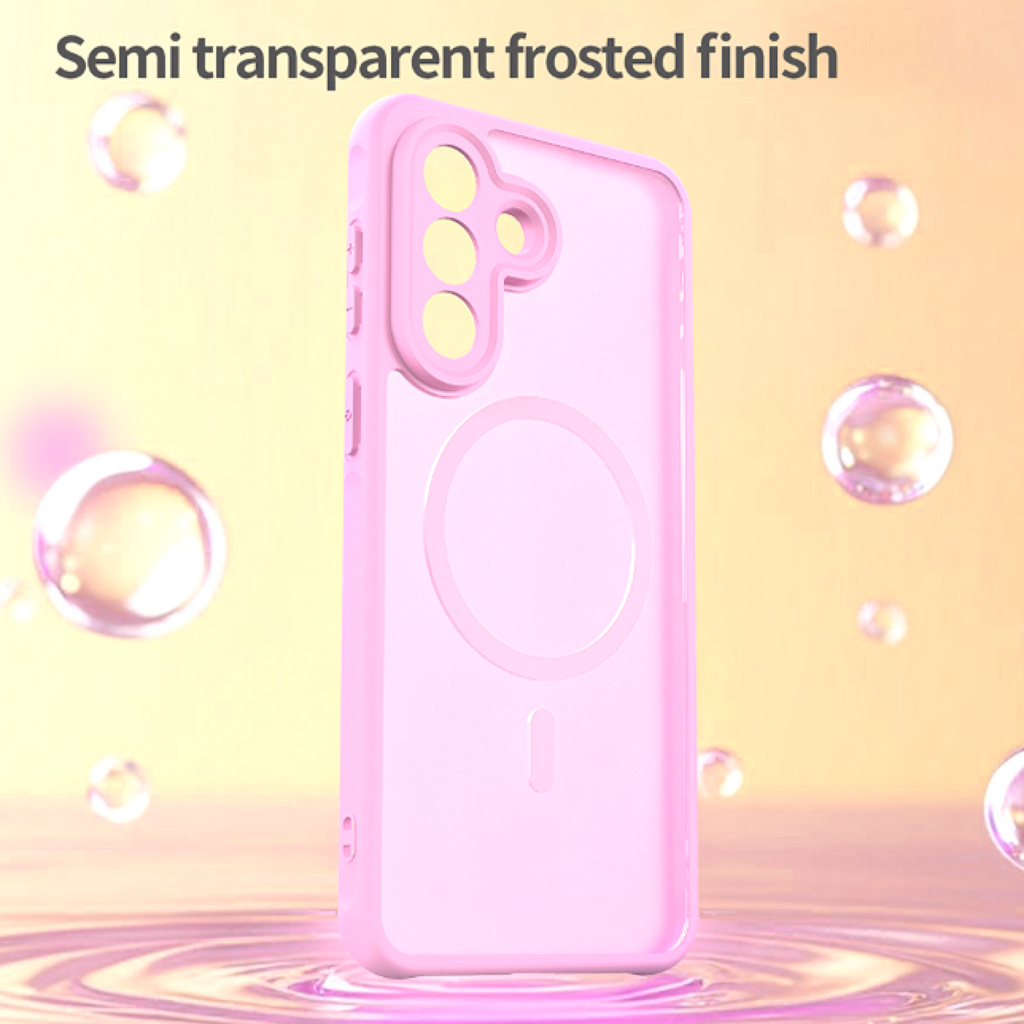 Θήκη Samsung Galaxy A57 Techsuit HaloFrost II MagSafe Σκληρή Ημιδιάφανη με MagSafe - Pink (5949419352490)