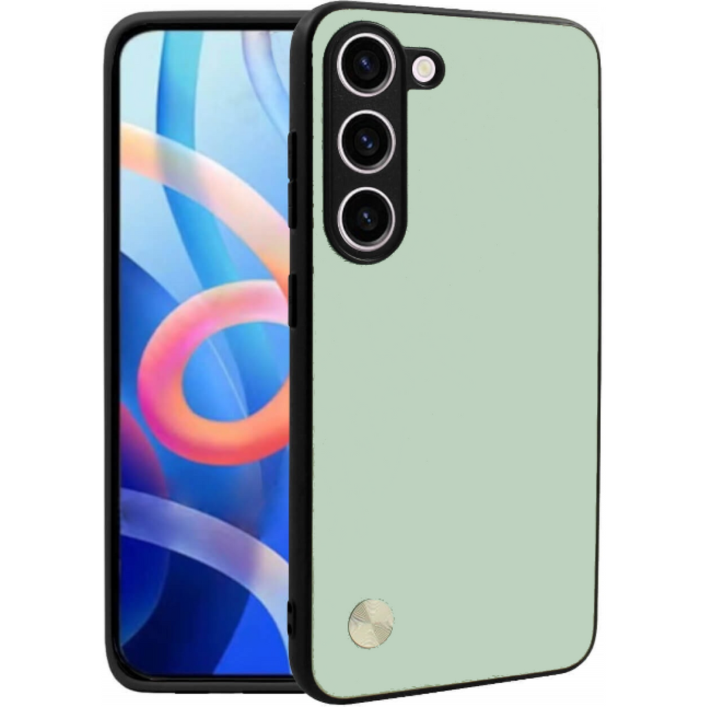 Θήκη Samsung Galaxy S23 Bodycell Vegan Cover Σκληρή - Light Green (5206015077159)
